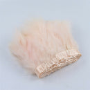 2M Turkey Feather Fringe Lace Trims DIY Costume Hat Sewing Craft Decors 2x