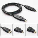3 in 1 High Speed HDMI to Mini/Micro HDMI Adapter Cable for PC TV PS4