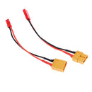 Pair of RC Lipo Battery Charge Cable 13cm XT60/XT-60 Male/Female to JST Plug