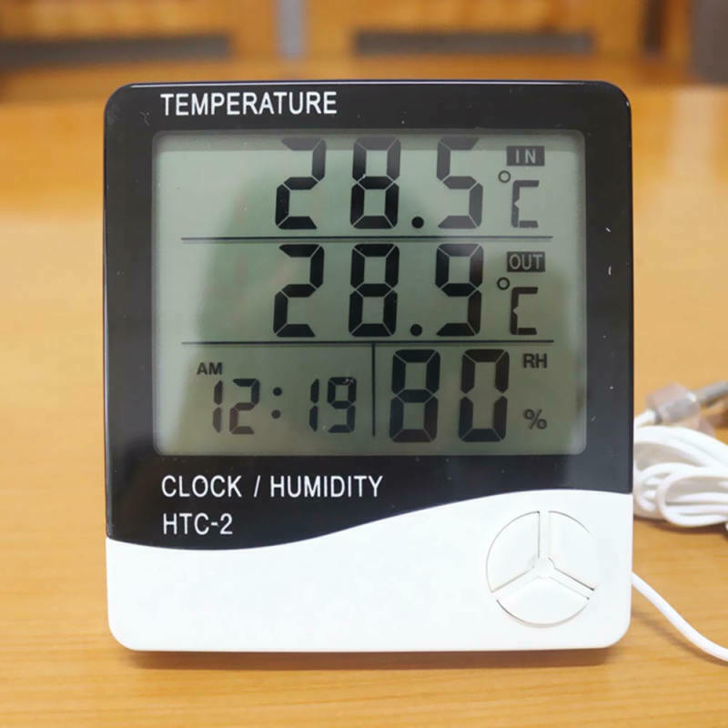 Multi-function Digital LCD Indoor and Outdoor Thermometer Hygrometer Weath JAS