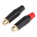 1 Pair of Audio High-end  Built-in Socket RCA Connection Socket Connector