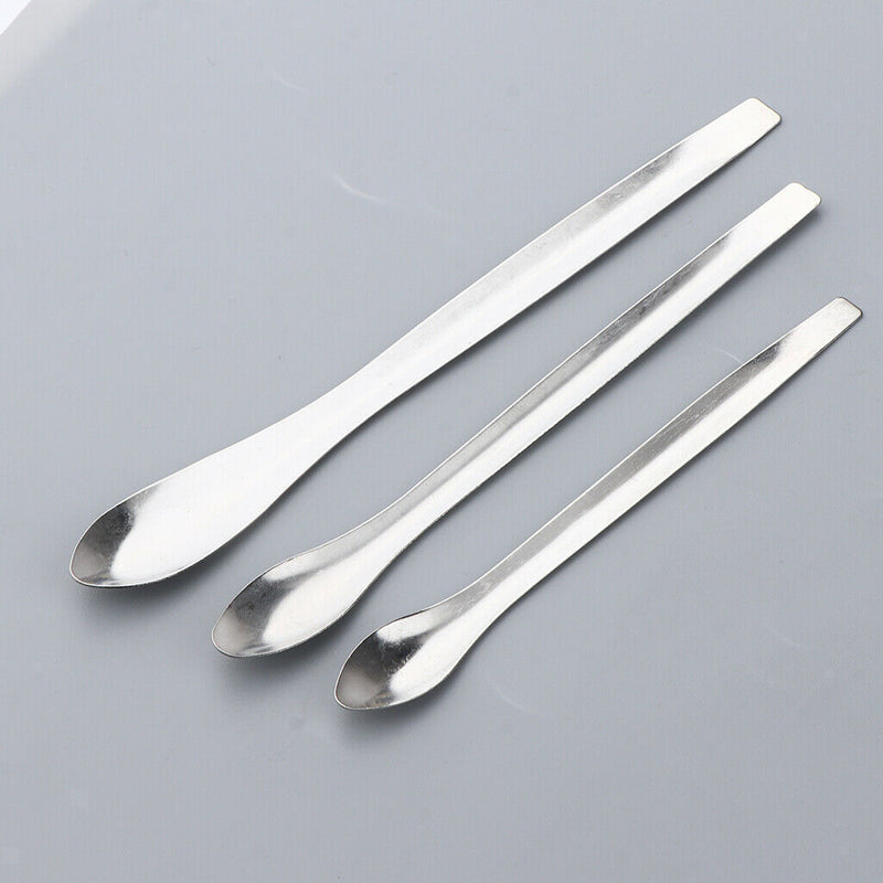 3 Sizes Stainless Steel Lipstick Making Spoons DIY Lip Balm Scoops Dispensing