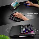 Ziyou Lang K11 Gaming Keyboard K108 Mechanical One-Handed Backlight Green A