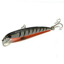 Lot 6pcs Hot Plastic Minnow Fishing Lures Bass Crankbait Tackle 7.52cm w/