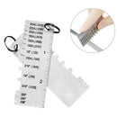 1Pc wire gauge thickness measuring tool wire/sheet metal gage measurement plate-