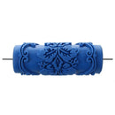 Paint Roller with decorative motifs for Machine Designs flowers / blue 15 c
