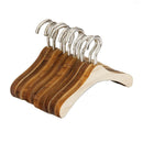 10Pcs 1/6 BJD Clothing Rack Wooden Hanger Metal Hooks Closet Accessories