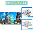 Mountain Town Scenery Puzzle Educational Toys 1000 Piece Paper Jigsaw Gift