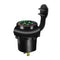 Car Boat Motorcycle Dual QC 3.0 USB Charger Socket with Voltmeter + Wires