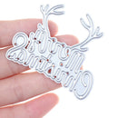 Merry Christmas Metal Cutting Dies Stencils DIY Scrapbooking Album Paper C JR