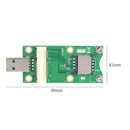Mini PCI-E to USB Adapter with SIM 8 Pin Card Slot for WWAN/LTE Module SN9F
