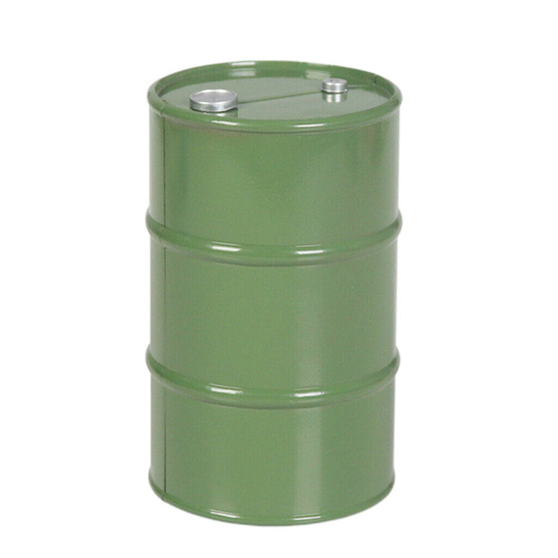 Oil Drum for 1/10 SCX10 90047 CC01 D90 D110 TF2 Traxxas TRX4 KM4 Green