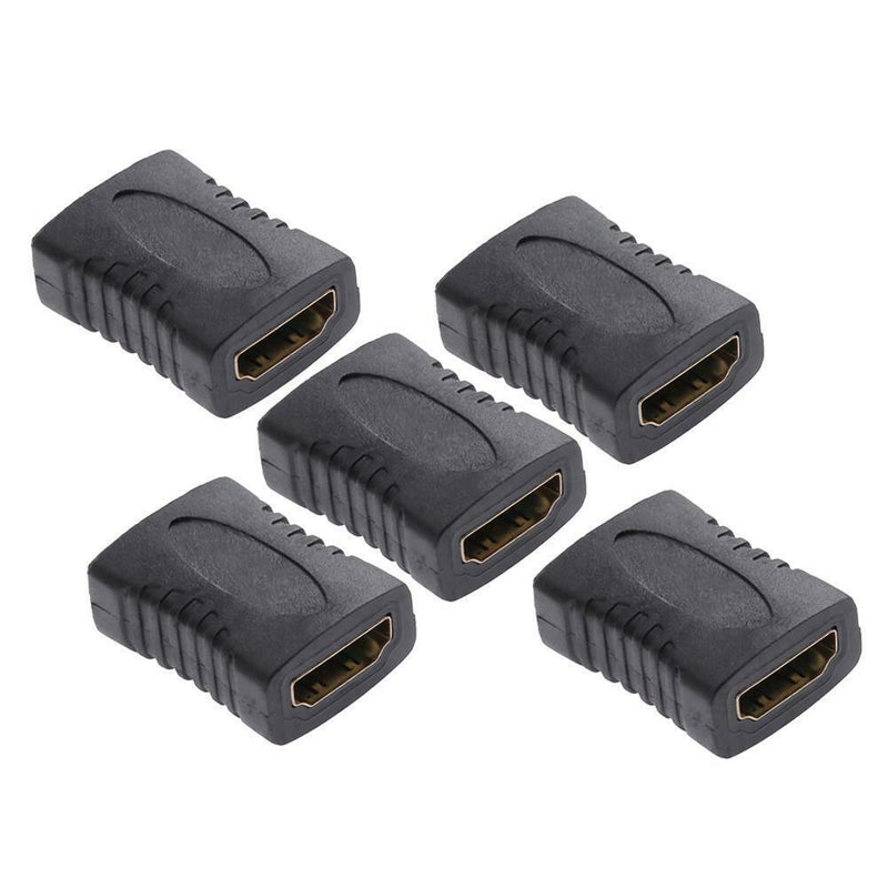 5pcs HDMI Female to Female Extender Coupler Adapter Connector for HDTV