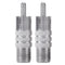 2pcs RCA Male Plug to F Female Coax Jack Adapter Connector Cable Coupler