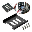 2.5" to 3.5" SSD Metal Adapter Mounting Bracket Hard Holder Drive For PC Ne U0Y0