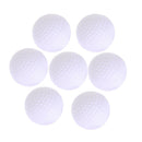 12pcs Plastic Hollow Out Sports Practice Training Tennis White Round Balls