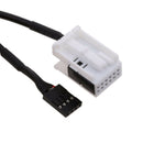 USB 3.5mm AUX Adapter Cable Socket Direct Fitment for VW Passat B6 B7 Touran