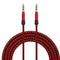 1.5M Red Nylon Braid 3.5mm Plug Male To Male Aux Extension Cable For Phone