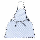 Hotels chef Waiter Halter Neck Apron Black white lattice Halter Neck Apron