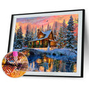 5D DIY Diamond Painting House Full Drill Picture Embroidery Mosaic (1392) A