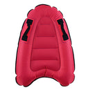 Portable Inflatable Surf Body Board with Handle Swimming Floating Mat Red