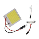 48SMD COB White Panel LED T10 Car Interior Panel Light 12V 4W Dome Lamp New J5M0