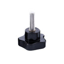 12pcs Black Plastic 32mm Head Diameter Star Clamping Knobs M8 x 30mm N9W7
