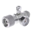 CO2 Pressure Gauge m22-14 JIS Regulator Manometer Over 1500PSI Cylinder Reducer