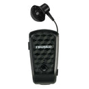 Stereo Wireless Clip-on Earbuds Earphone Bluetooth Headset Retractable Black