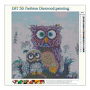 Birds DIY Full Drill Round Diamond Painting Embroidery Kits Cross Stitch