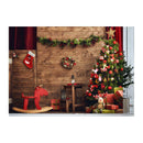 Christmas Background Cloth Photo Studio Backdrops New Year Party Snow Tree Decor