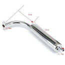 Chrome Muffler Exhaust Pipe 2-Stroke Motorized Bicycle Bike 49cc 60cc 66cc 80 BX