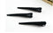 6cm 10 Pieces Plain Single Prong Alligator Teeth Pinch Clips for Hair Bows DIY Z