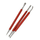 3 pieces stainless steel wax sculptors clay sculpting Tool making pottery