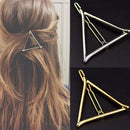 2X Women Korean Style Triangle Hairpin Hair Clip Hair Accessories Bobby PinsG 3C