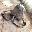 New Fashion Women Mini Velvet Backpack Casual Schoolbag For Teenage Girls