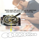 200pcs Waterproof O-Ring Watch Back Seal Gaskets Watch Repair Tool (0.7mm) A
