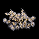 50 Pieces Silicone Earring Back Findings Stopper Jewelry Findings Crafts