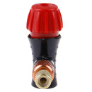 Bike Tyre Inflator Head Mini Hand Pump Head Bicycle For CO2 Air Bottle Blac OZ