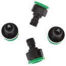 4pcs Hose Quick Connector Tap Adapter Faucet Garden Irrigation Systems Car Wa_
