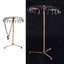 Rotating Jewelry Holder Organizer Bracelet Necklace Stand Displays Rack 23 Hooks