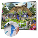 Painting By Numbers Kit DIY Garden House Canvas Oil Art Picture Home Decor