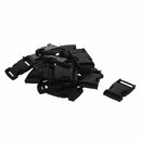 1 1/4 Inch Width Strap Plastic Bag Quick Release Buckle 20pcs Black