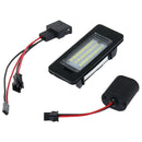 Black PC Audi License Plate Light 24 SMD LED kit No Error A4 B8 A6 S5 Q5