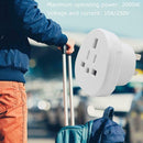 YuaDon YD-1675 Universal AU to US UK Plug 10A/250V Travel Charger Converter A