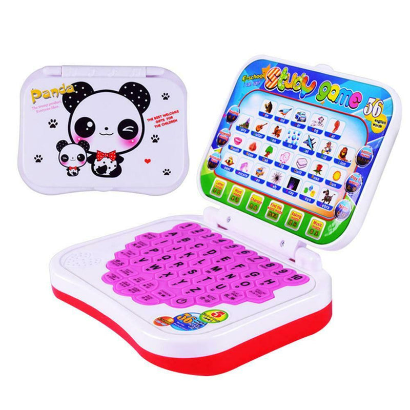Folding Bilingual Teaching Kids Learning Machine Laptop Educational Toys