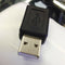 5X(USB A Male to Mini USB Female Adapter (Black) W9K1)