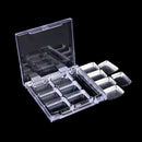 Empty 6Square Grid Eyeshadow Lipstick   Box Case Cosmetic Packing+PaletteLJ