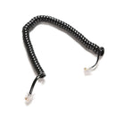 6.5FT Black Telephone Handset Phone Extension Cord Curly Coil Line Cable new ON