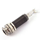 1pc Brass Electric Guitar Bass Input/Output Mono Long Threaded Jack So Nly